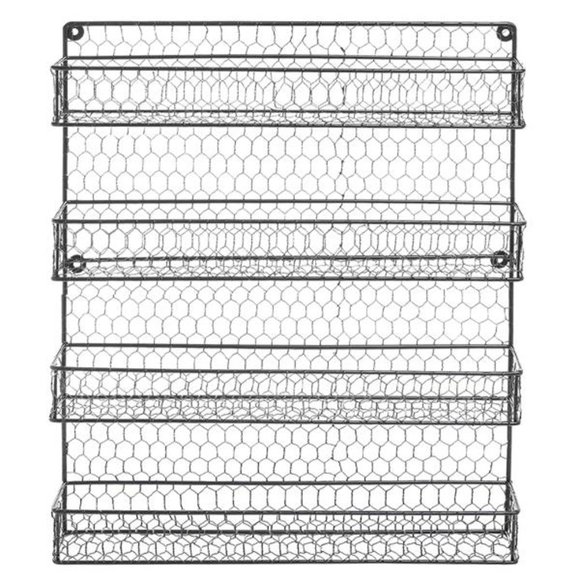 Storage & Organization | Wall Mount Spice Rack Organizer 4 Tier Hanging ...